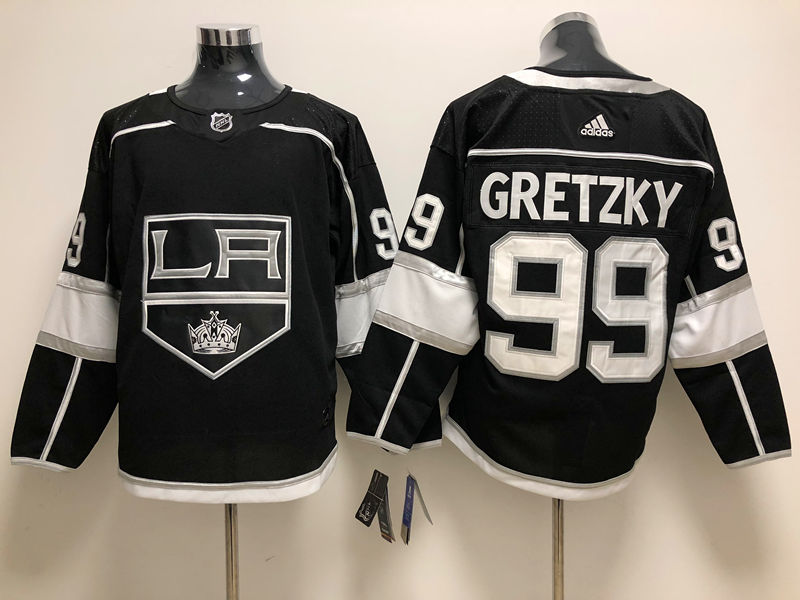 Men's Los Angeles Kings Wayne Gretzky Mitchell #99 Black Home Breakaway Jersey Men's Los Angeles Kings Wayne Gretzky Mitchell #99 Black Home Breakaway Jersey